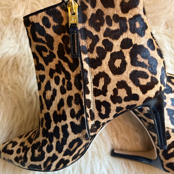 Sam Edelman Animal print Genuine Calf hide Ankle boots Stiletto Heel - Picture 2 of 14